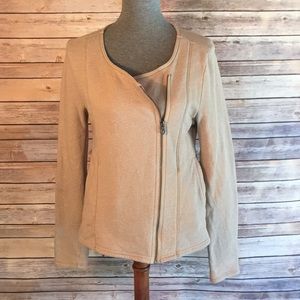 Tan Zippered Jacket